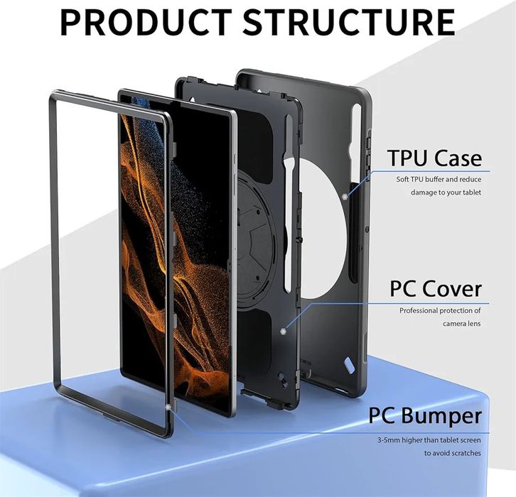 Etui do Samsung Galaxy Tab S9 Ultra 14,6" 2023