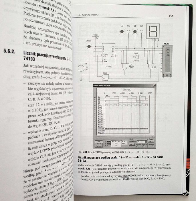 MULTISIM Technika cyfrowa w przykładach, Noga, Radwański, NOWA!