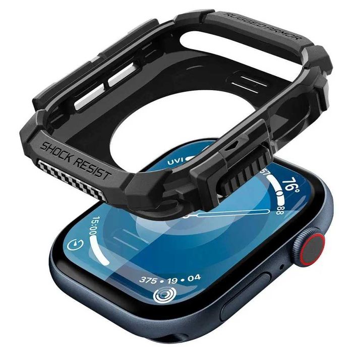 Чехол Spigen Rugged Armor для Apple Watch 10/11 46mm Black