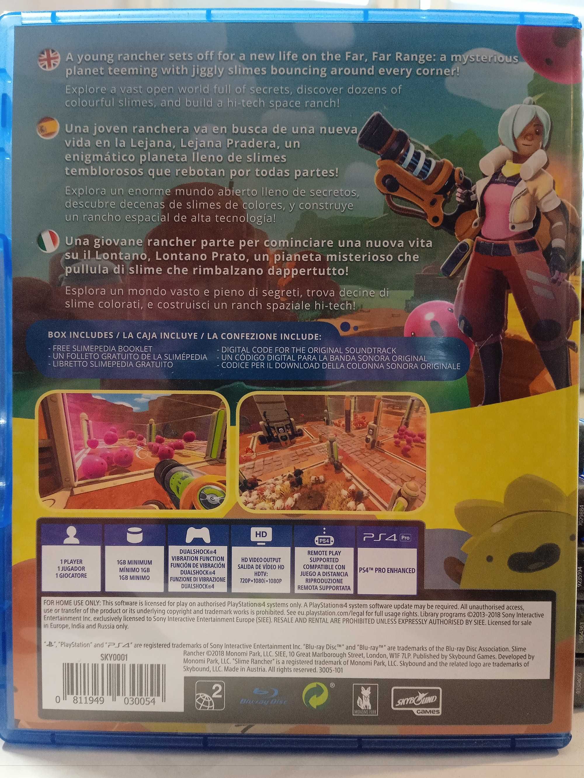 Slime Rancher-gra na PS 4 -stan idealny -okazja!