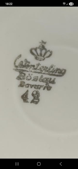 Zestaw porcelany Bavarskiej