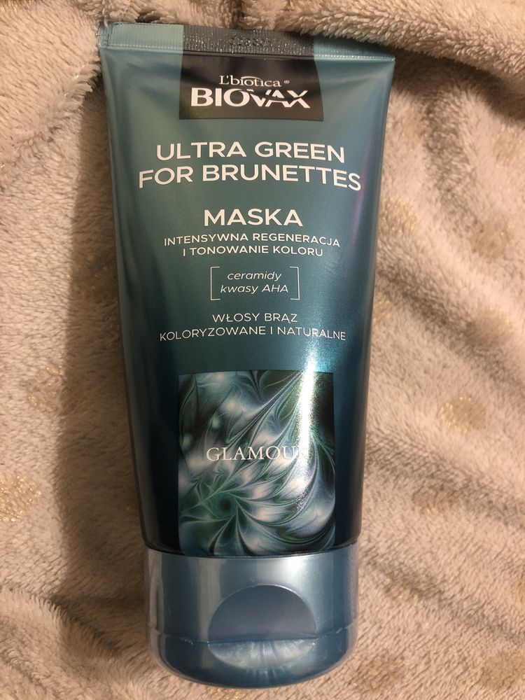 Biovax Ultra green - maska do włosów włosy brąz 150ml