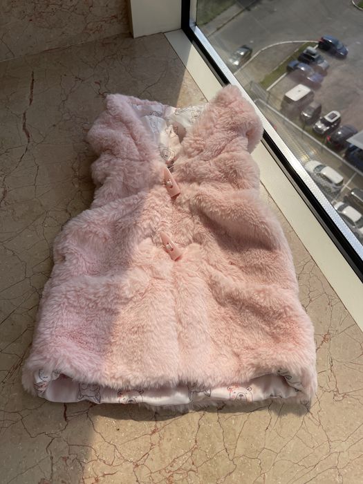 Catherine Malandrino mini нова хутрова жилетка для дівчинки 2 роки