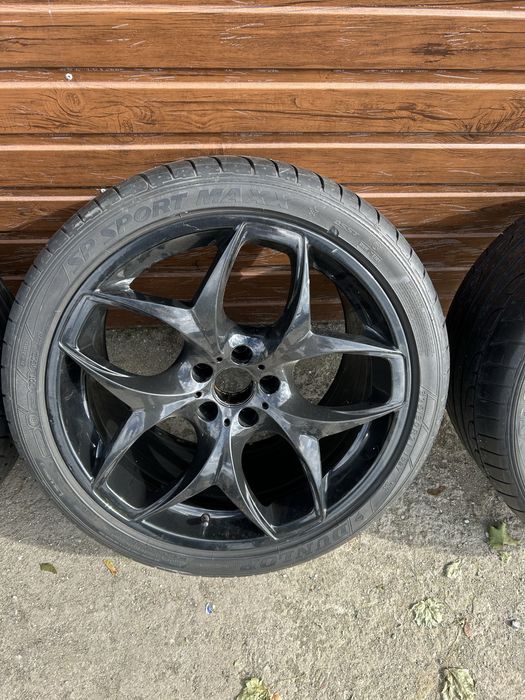 BMW X5 e70 X6 e71 F15 F16 5x120 21 cali Felgi kola opony tyl325|30/R21