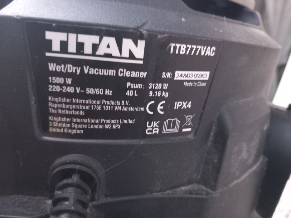 Odkurzacz Titan  1500 W