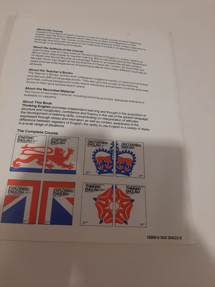 cassells foundation english book thinking english michael thorn
