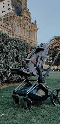 Conjunto carro cybex priam, ovo Cloud Z i-Size e base isofix