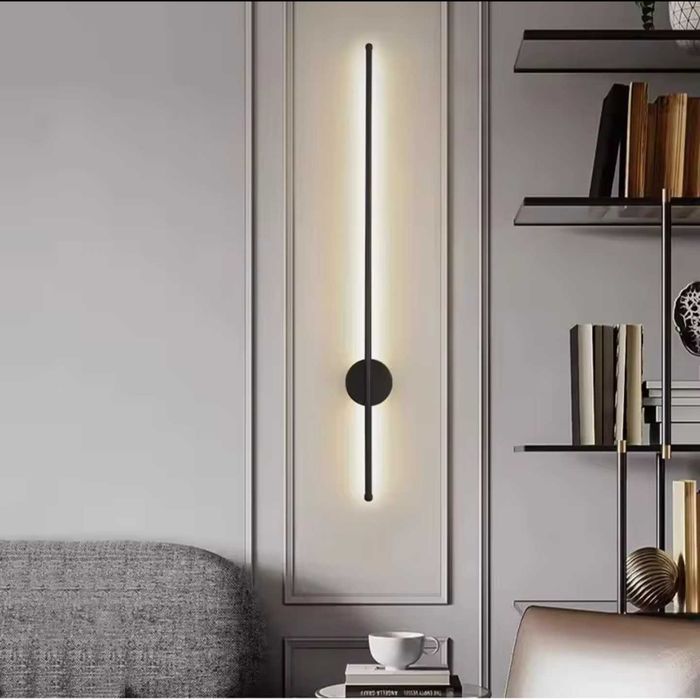 Nowoczesna lampa kinkiet LED dekoracyjny 80cm