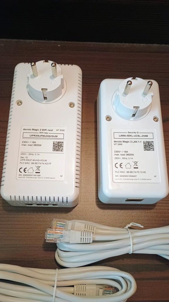 Powerline Devolo magic 2 WiFi next. Набір адаптерів з WiFi 2400 Mbps