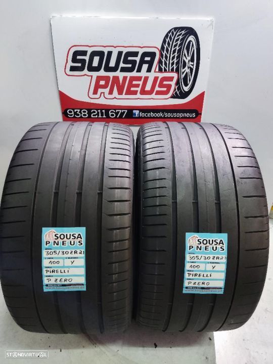 2 pneus semi novos 305-30r21 pirelli - oferta dos portes