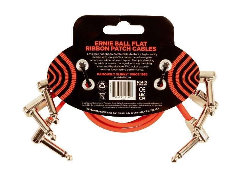 ERNIE BALL 6403 kable do efektów gitarowych kable jack połączeniowe