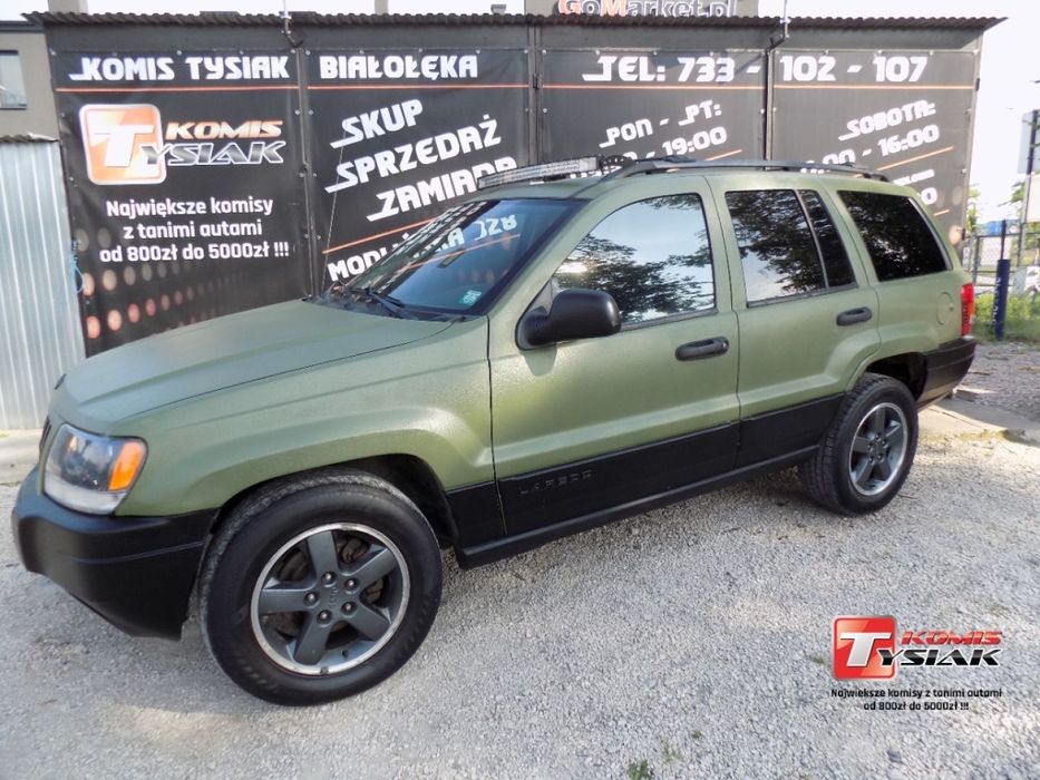 Jeep Grand Cherokee !! BIAŁOŁĘKA !! 4.0 Benzyna (190 KM), 2004 r. produkcji ! KOMIS TYSIAK