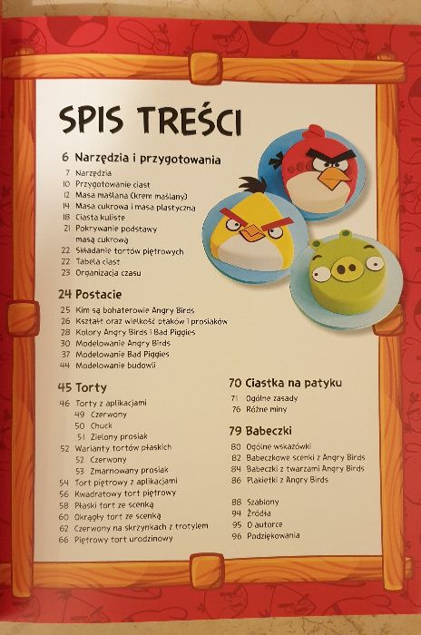 Książka "Wyjątkowe torty Angry Birds" * nowa + gratis