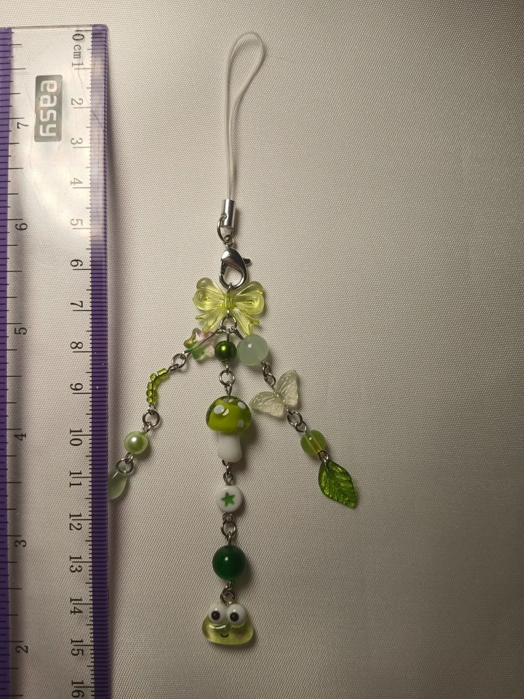 Zawieszka do telefonu brelok Sanrio Keroppi aesthetic handmade jewelry