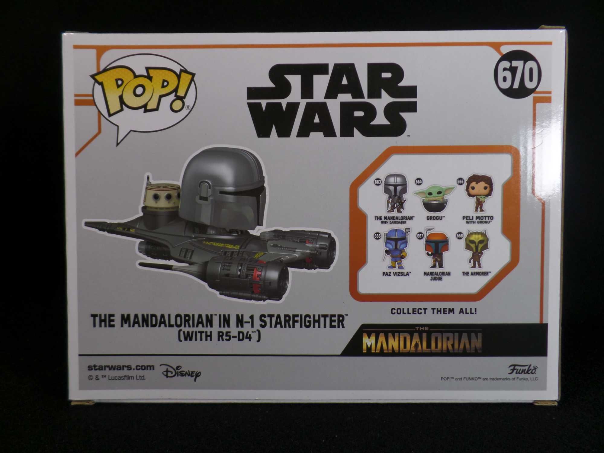 "Зоряні війни" фігурка Funko Pop Rides The Mandalorian in Starfighter