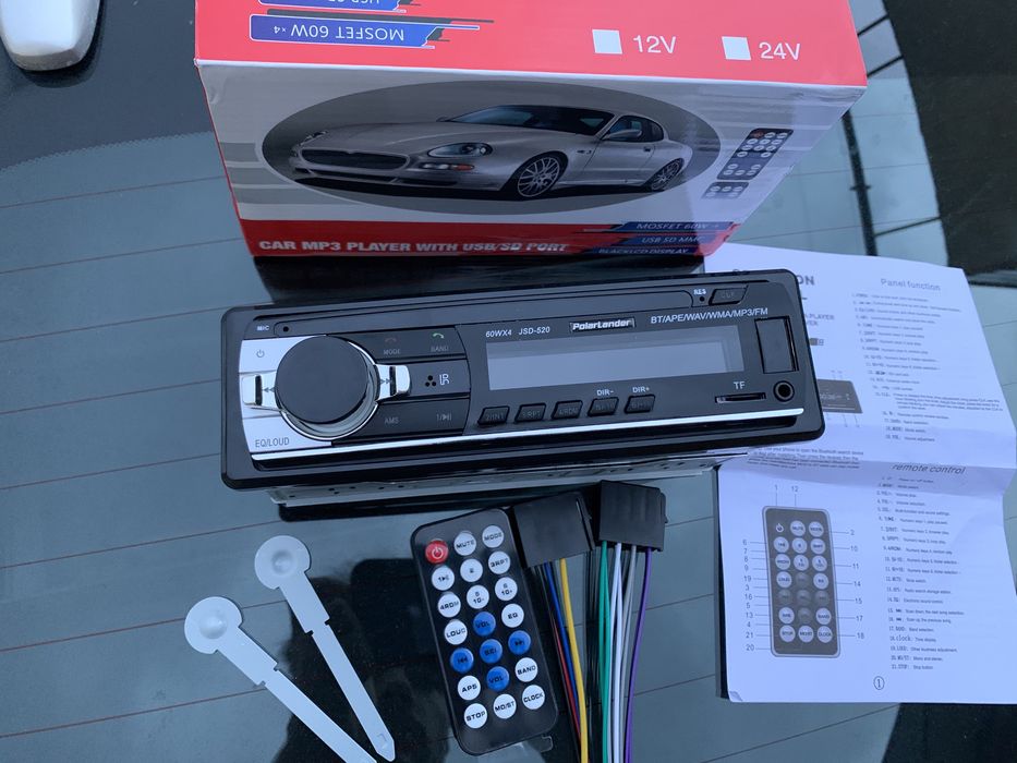 AutoRádio Tamanho UNIVERSAL 1Din,Chamadas, Bluetooth, USB, Cartão SD