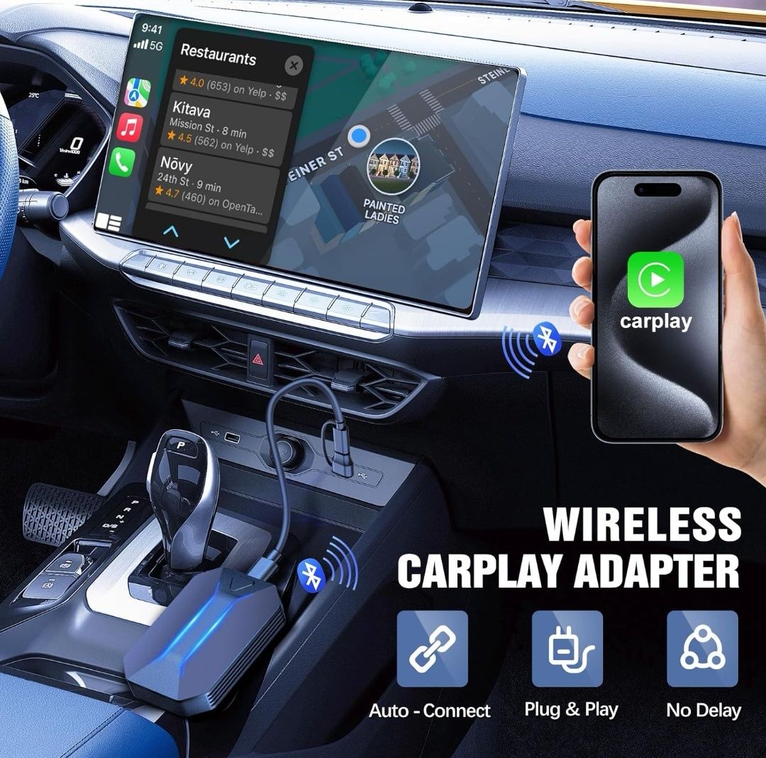 Bezprzewodowy adapter Carplay Bezprzewodowy adapter Apple Carplay Konw