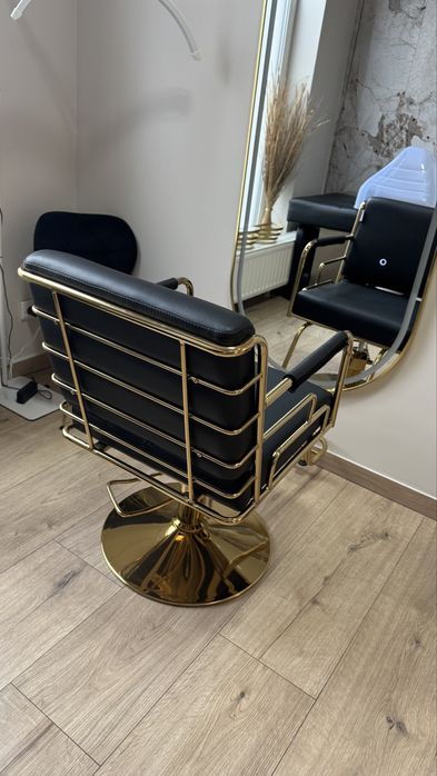 Fotel fryzjerski zion złoty nowy