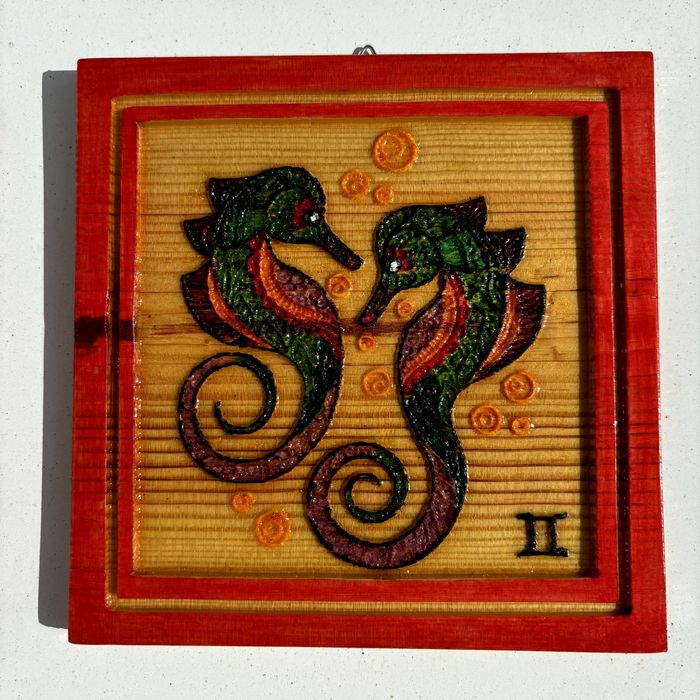 Pintura em madeira feita à mão - Vários Signos