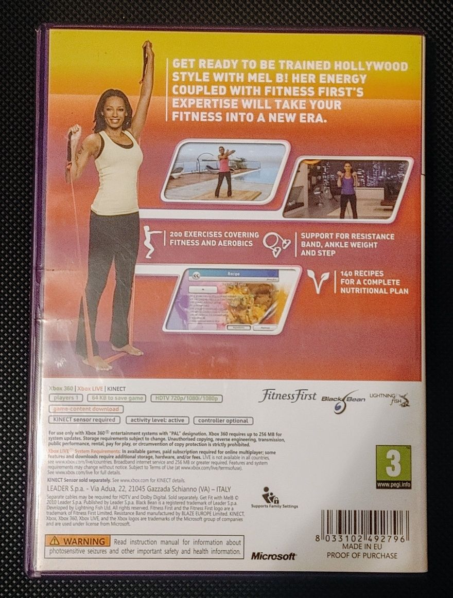 Get Fit with MEL B gra XBOX 360 Kinect