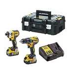 Zestaw Narzędzi 18V Dcd791 + Dcf887 2*5.0Ah Dewalt Dw Dck268P2T