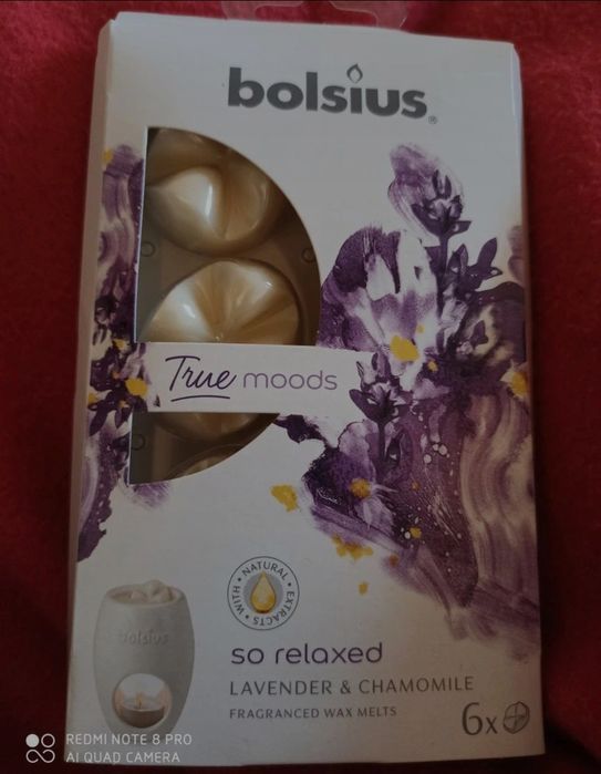Wosk zapachowy  Bolsius Lawenda i Rumianek