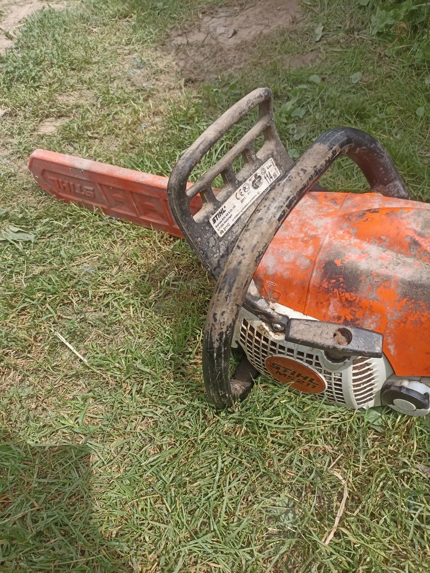 Pilarka spalinowa Stihl MS 211 2.3km mocy. Piła jest sprawna