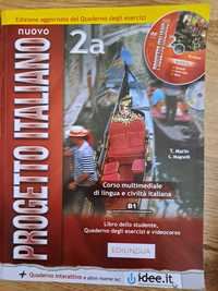 podręcznik do języka włoskiego Progetto Italiano nuovo 2a + CD