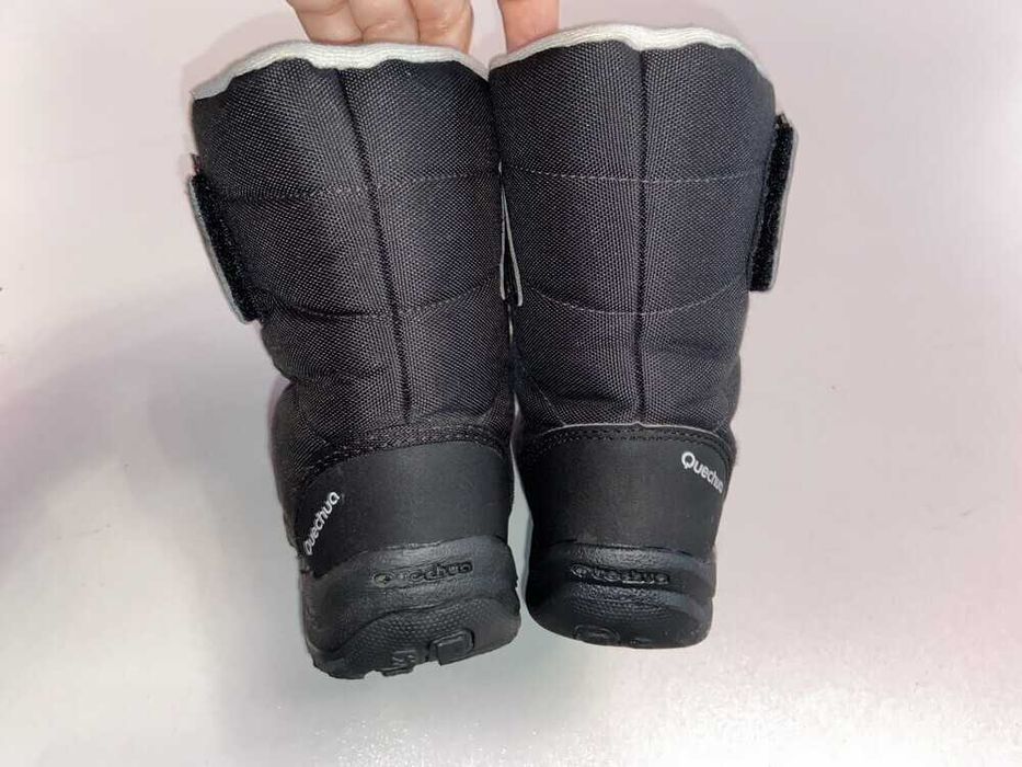 Зимові теплі чоботи quechua novadry, р-р 31-32, устілка 19,5 см.
