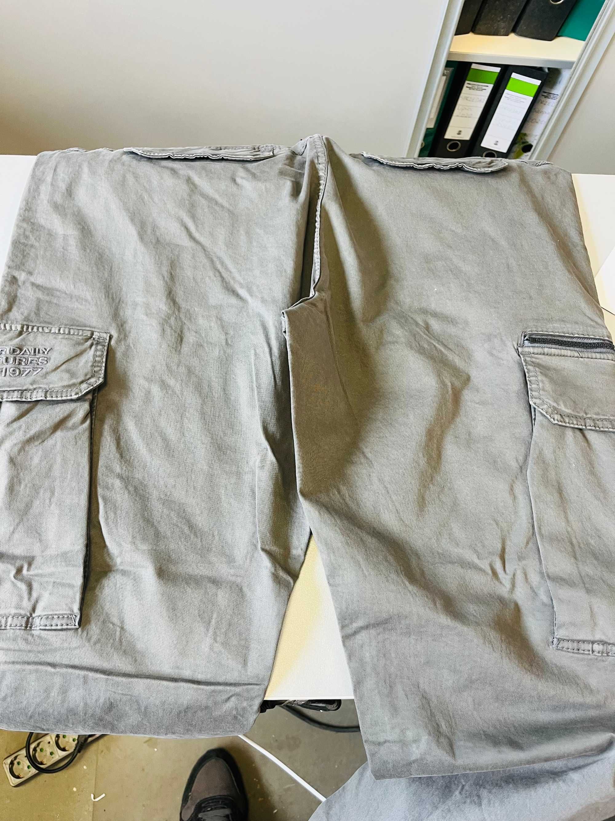 CAMEL ACTIVE Męskie spodnie bojówki TORONTO Tapered Fit roz.W-40 L-32