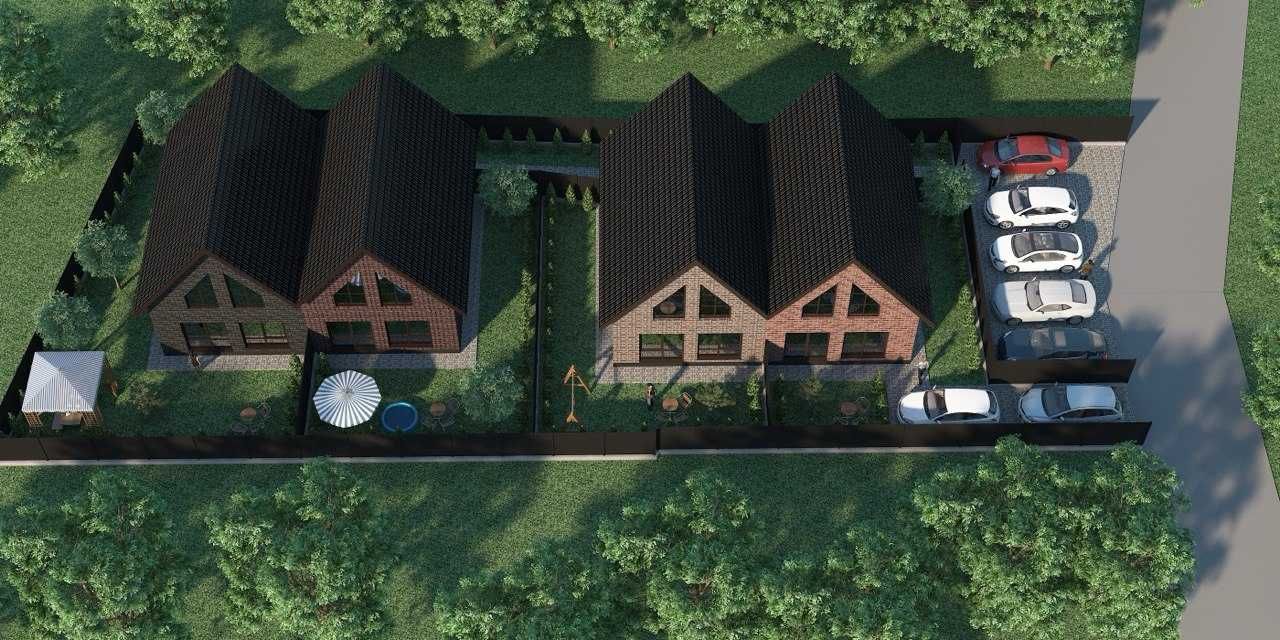 Новий ДУПЛЕКС 102 м²: 3 кімнати, БАВАРСЬКА кладка – від забудовника
