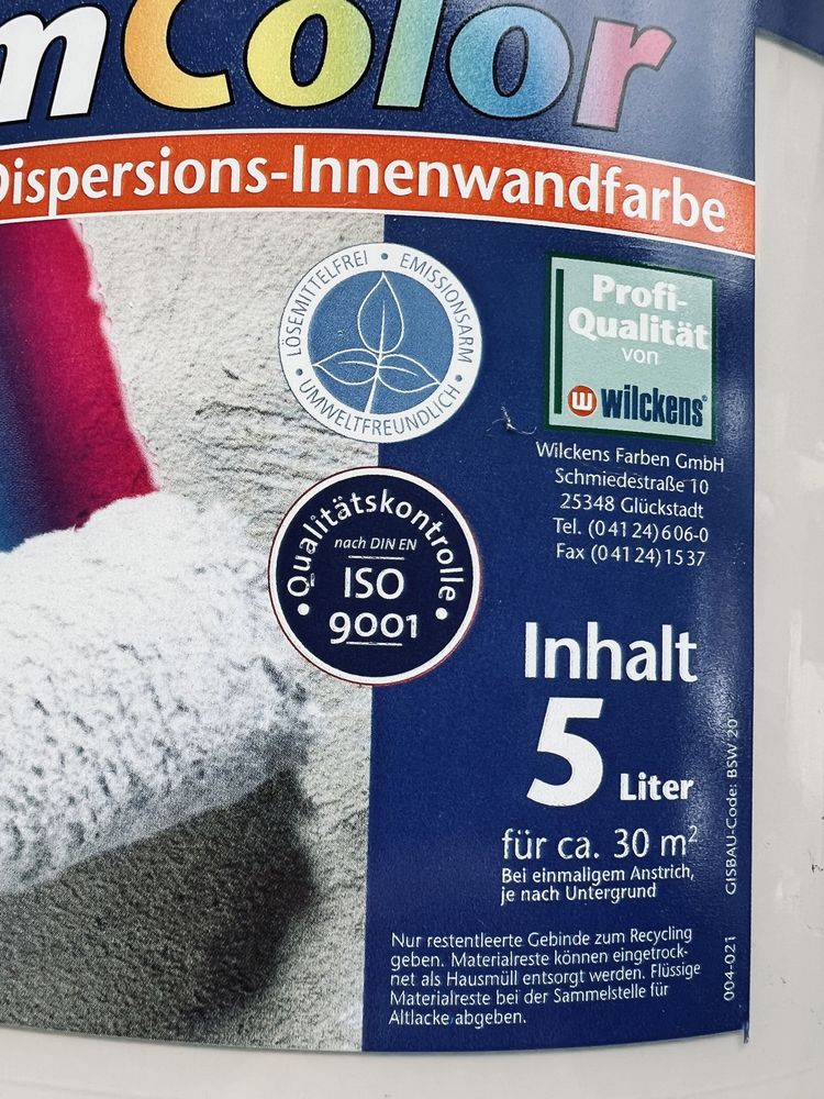 Farba wewnetrzna  niemiecka szara Raum Color