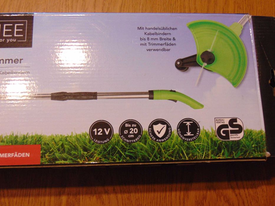 Dwie małe lekkie podkaszarki akumulatorowe Maxxmee 115cm 1,2kg