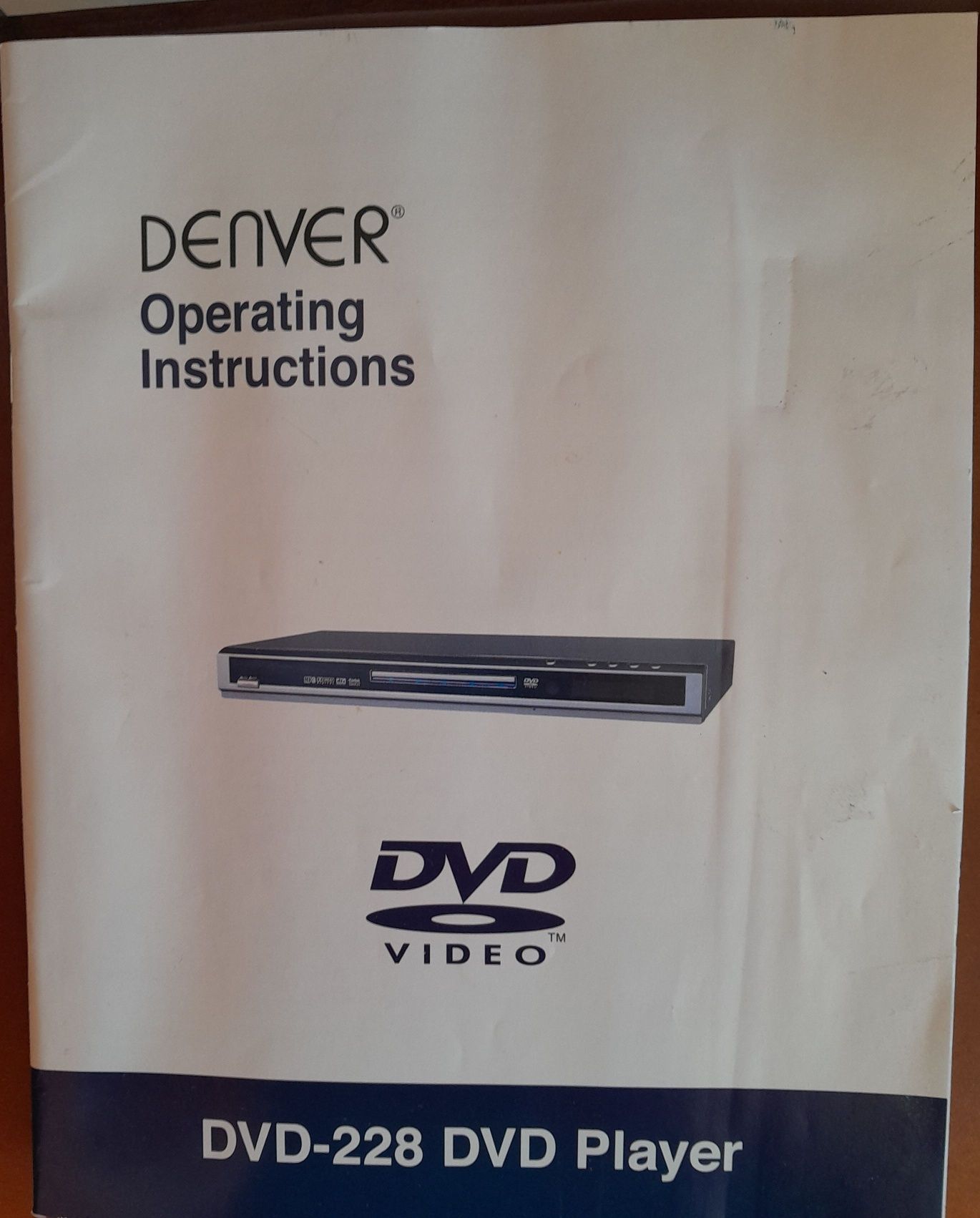 Leitor DVD DENVER Divx  228 - com comando e caixa