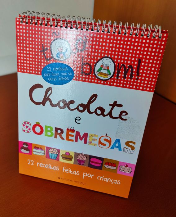 Livro de culinária para crianças: Chocolate e sobremesas