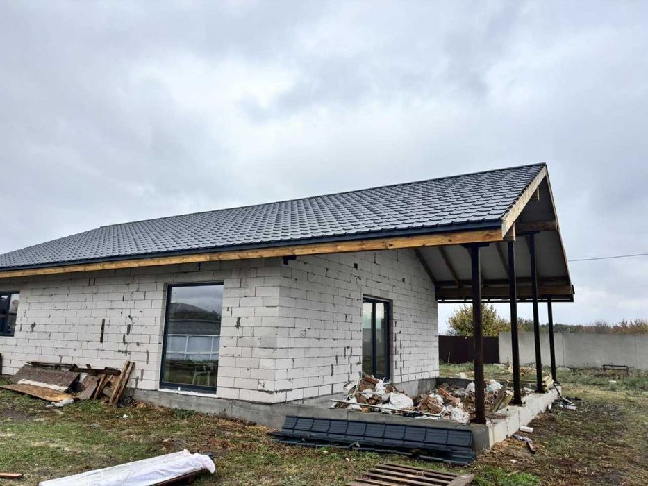 Металочерепиця. Профнастил. Покрівля. Фальц. Металопрофіль. Дах