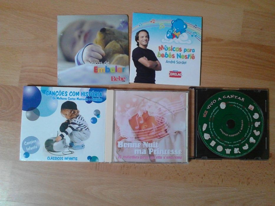 5 CD's de música infantil