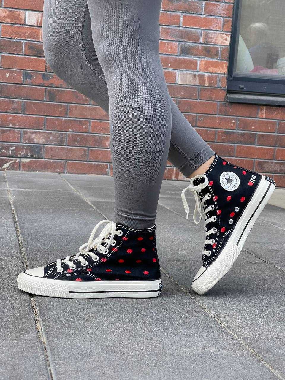 Женские кеды Converse Chuck 70 Embroidered Lips 36-40 Новинка Осени!