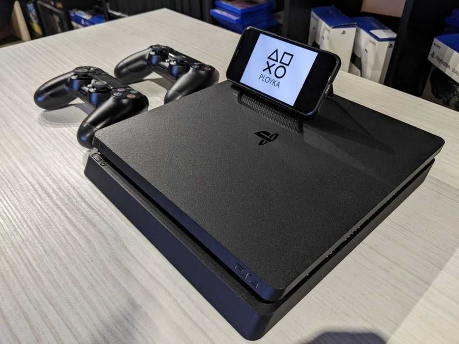 Магазин! Playstation 4 Slim  (1 или 2 джойстика) +Гарантия! 1TB!