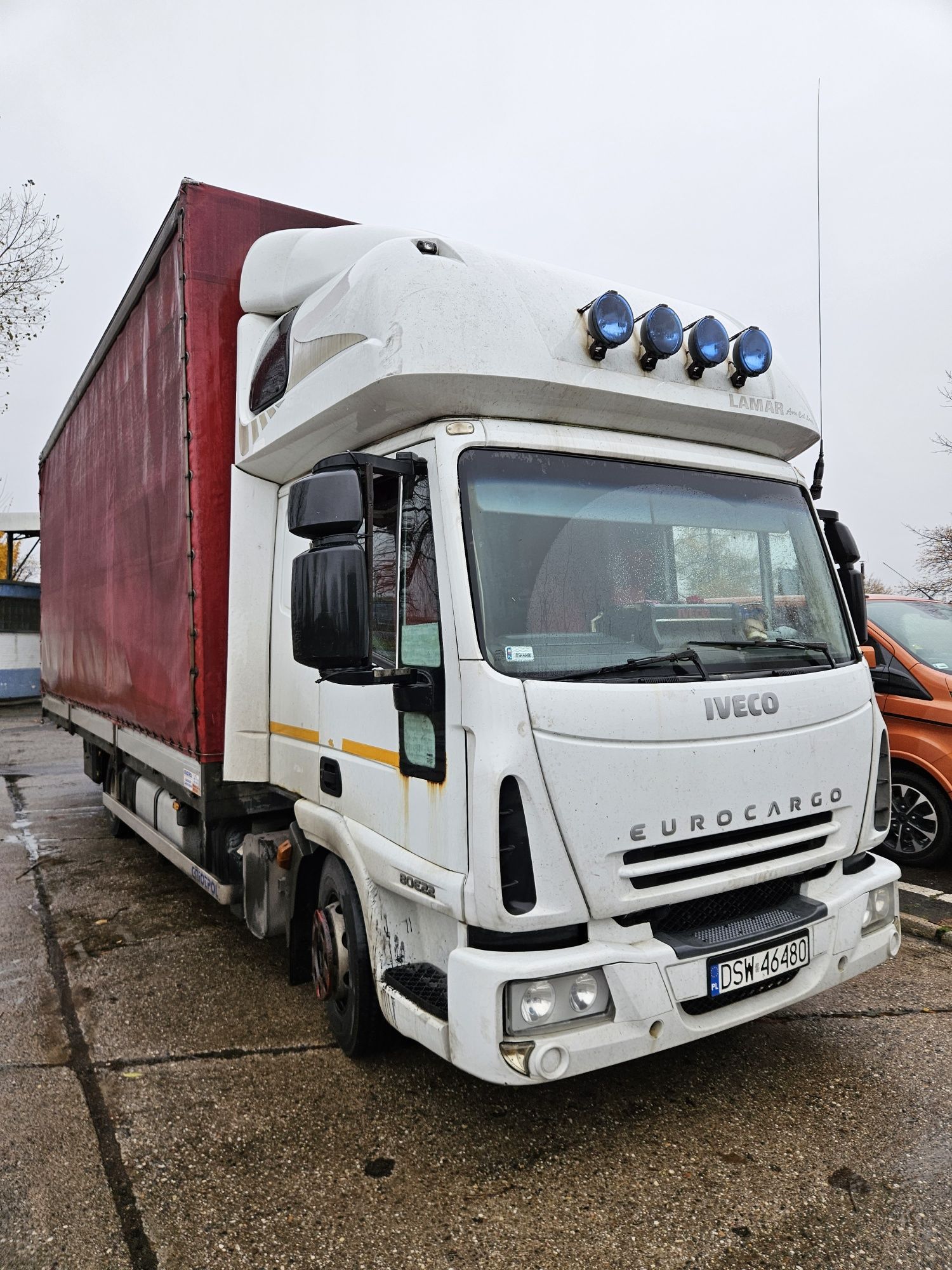 Iveco euro cargo 8/220 +przyczepa Gniotpol