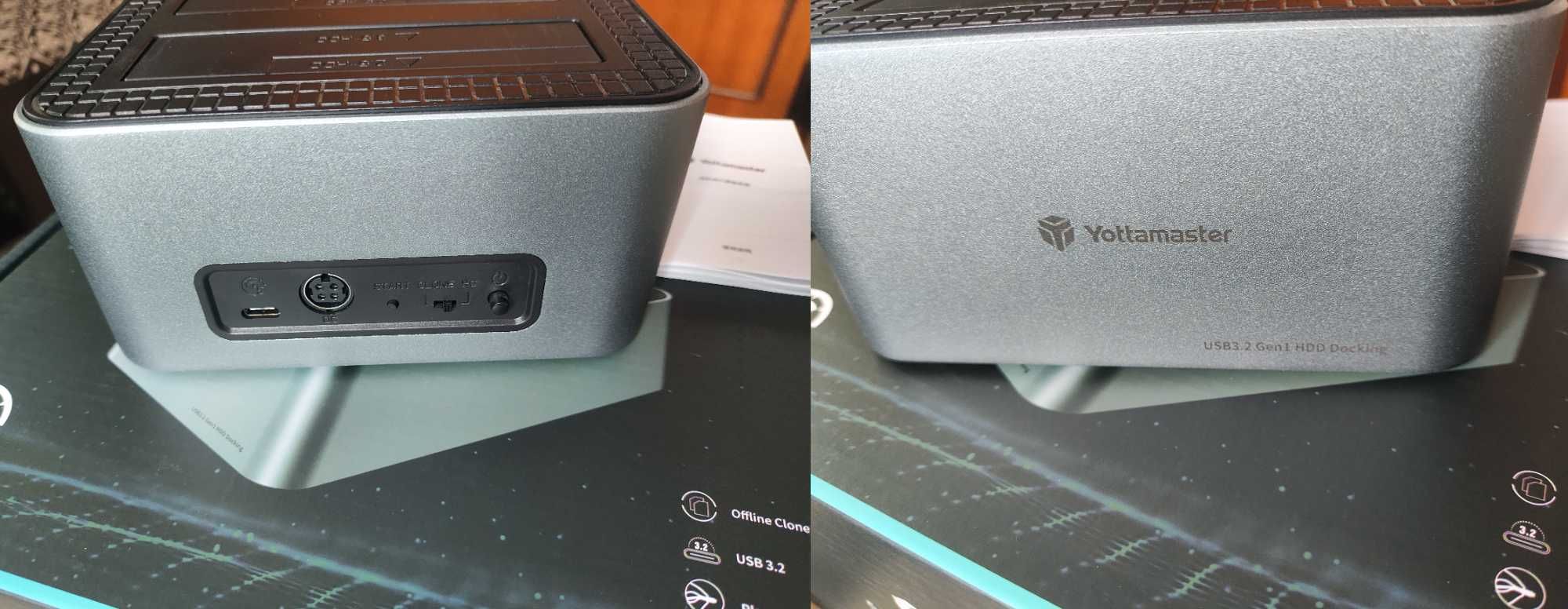 Док-станція HDD, SSD (SATA 3,5"; 2,5") 5 слотів USB-C 3.2 Yottamaster