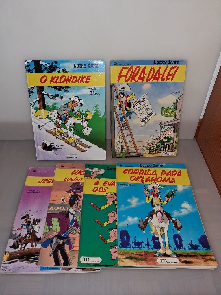 Colecção 6 Livros Banda Desenhada Lucky Luke