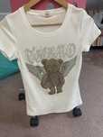 T-shirt cekiny miś