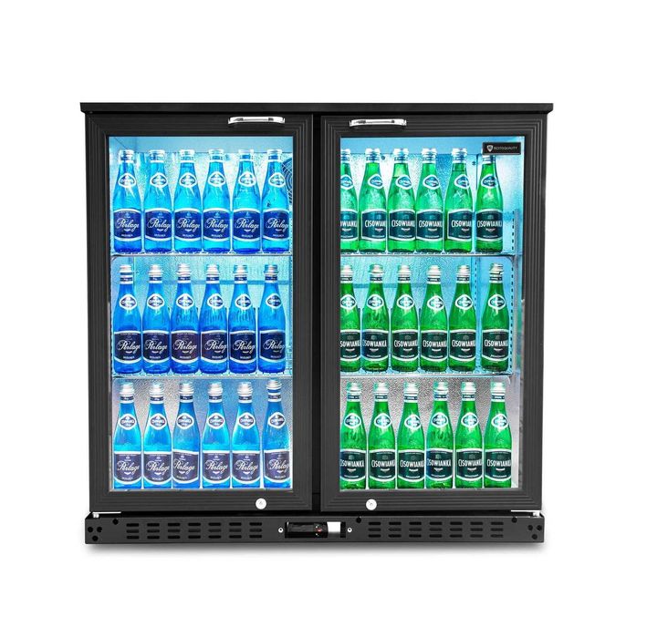 Witryna chłodnicza chłodziarka podblatowa RQ-208HC lodówka 205ltr.