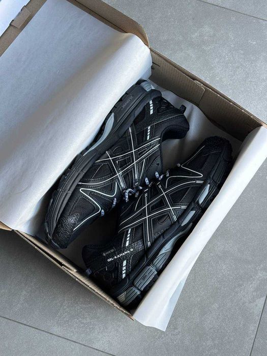 ‼️ НОВІ Кросівки Asics Gel-Kahana 8 Black Grey Gore-Tex