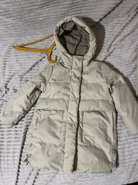 Пуховик пальто Zara на девочку 122