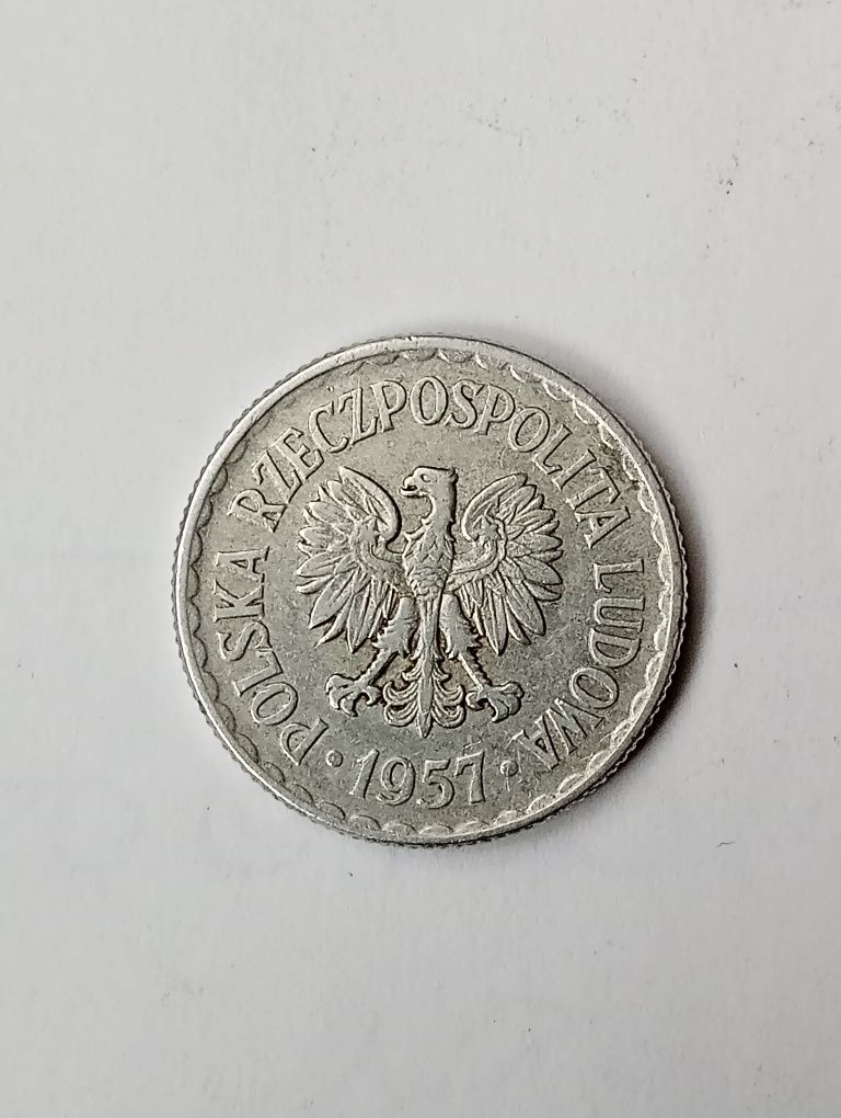 Moneta 1 złoty 1957 r.