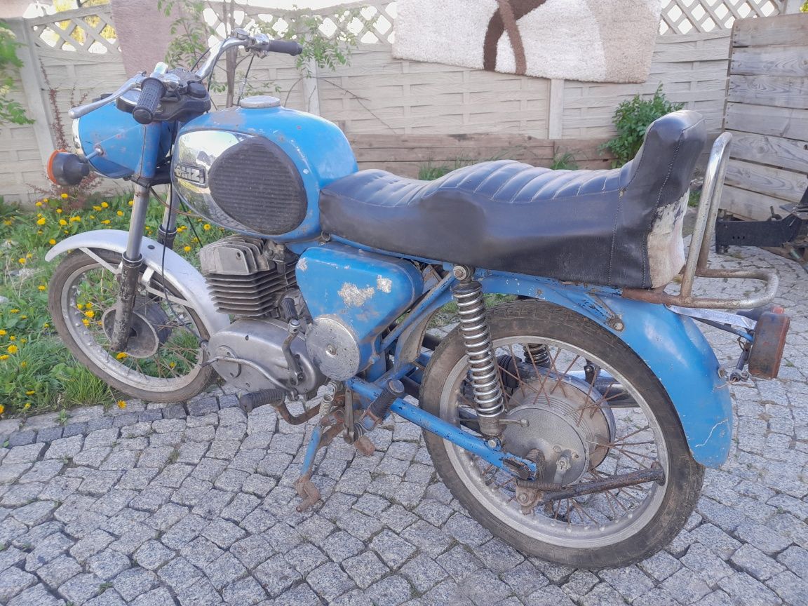 Mz ts 250 rok 1975 czterobiegowa z dokumentami