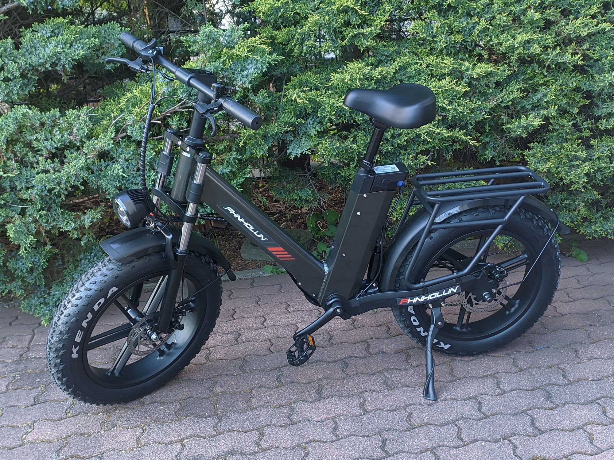 Fatbike rower elektryczny fat bike 20x4.0, grube opony, koła