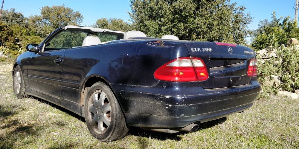 Mercedes CLK 200 Kompressor Cabrio 2001, CLK 320 Auto 1999 Para Peças